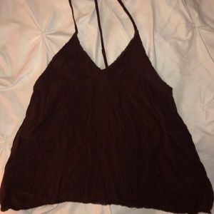 American eagle maroon tank top